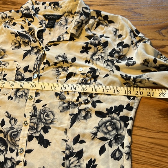 White House Black Market silk blouse size 12 - Picture 5 of 6
